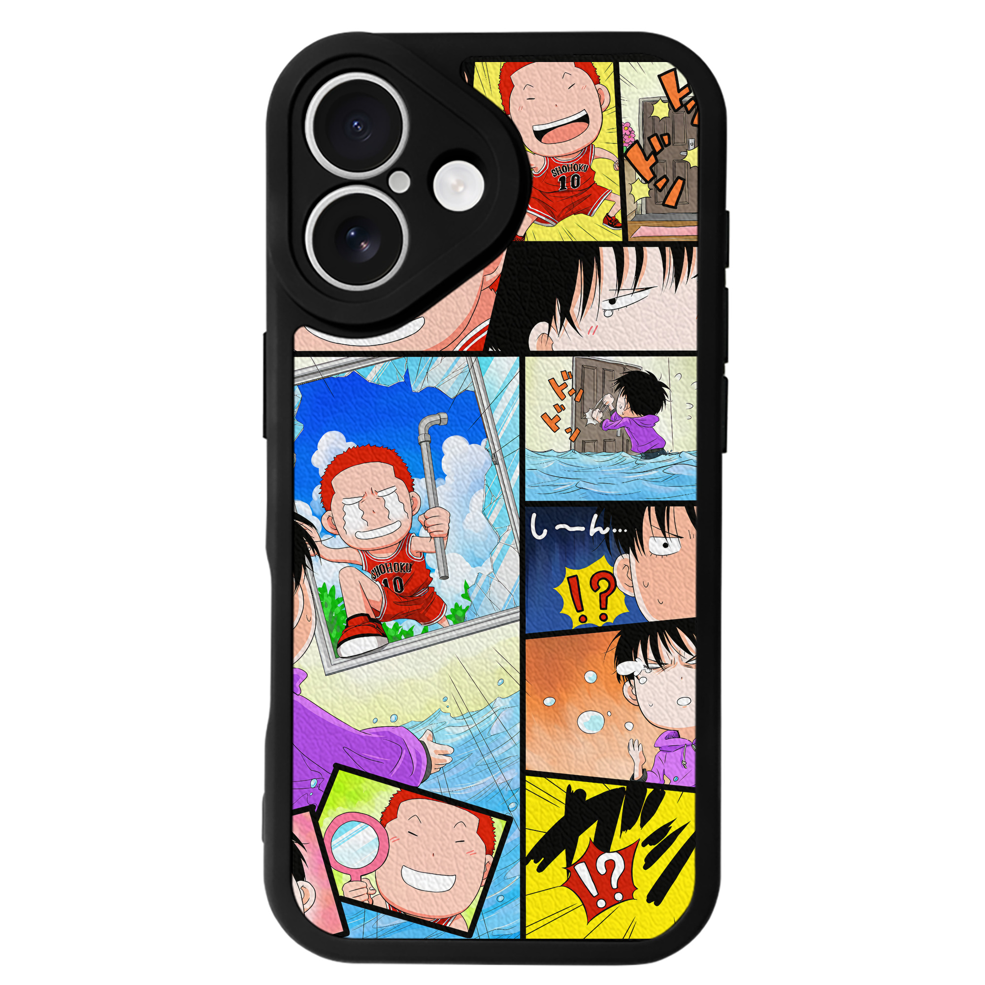 （画像用） SLAM DUNK／スラムダンク 【iPhone 16シリーズ対応】シリコンスマホケース（レザー調） 材質：シリコン